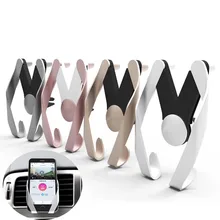 Universal Car Mobile Phone Holder Air Vent Mount Stand Adjustable GPS Bracket For iPhone 6S Plus 5s For Samsung S6 Edge Note 5