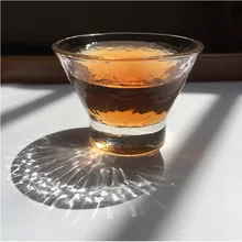 80 мл Высококачественная ручная работа термостойкая стеклянная ярмарка чашка молоток зерно стекло молоток глаз зерно продукт чашки диспенсер чая