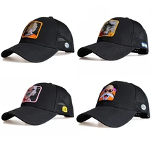 Бейсбольная кепка с рисунком аниме Dragon Ball s бейсболка для мужчин и женщин хип-хоп шляпа летняя дышащая сетчатая бейсболка Мужская шляпа