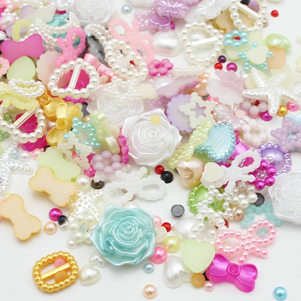 Lucia-crafts-20g-lot-2-14mm-Random-Mixed-Styles-Pearls-Flatback-Scrapbook-Beads-DIY-Nail-Garment (3)