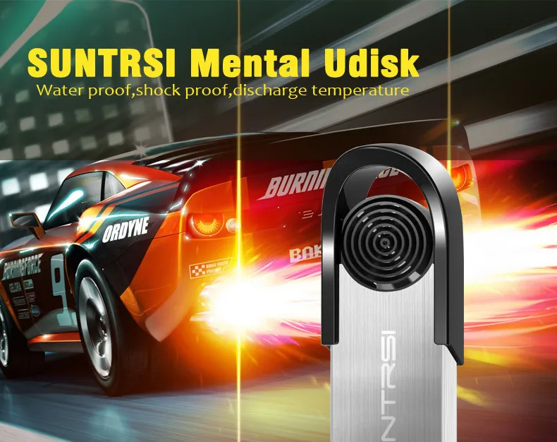 Suntrsi флеш-диск USB 2,0, 128 ГБ, реальная емкость, высокоскоростная USB флешка, 64 ГБ, 32 ГБ, USB флешка для ПК, логотип на заказ