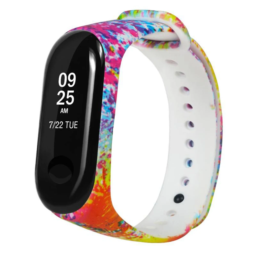 

Smart Painted Pattern Personalized Print Replacement Strap for XIAOMi 3 Sport Band Fashion Strap Adjustable Bracelet Clasp