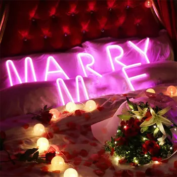 

LED Letter Lights Light Up Plastic Letters Standing Hanging Warm Pink Light