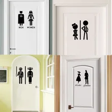 Леди супергерой дверь наклейка Туалет Ванная комната украшения стены искусства виниловая наклейка домашний дизайн Декор Двери Обои Клей фрески