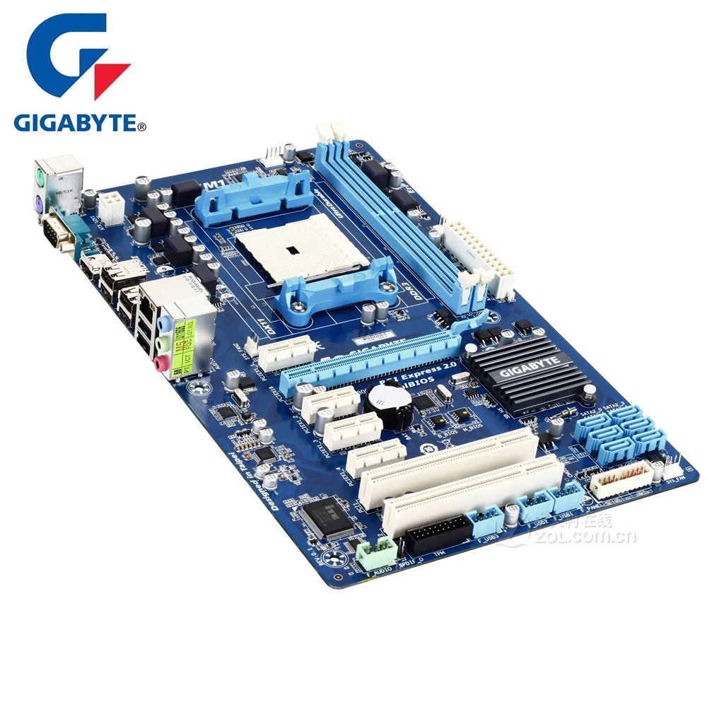 Материнская плата Gigabyte оригинальная материнская DDR3 DIMM 32G A55 S3P A75 разъем