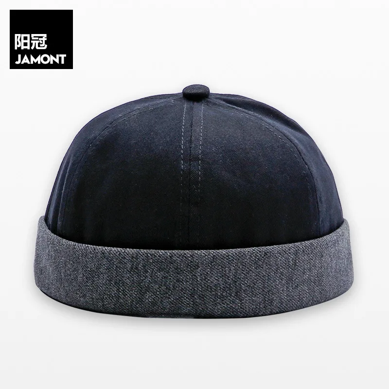 JAMONT китайский арендодатель ведро кепки шапки Мужчины Женщины Уличная шапка с дизайном «арбуз» пожилых мужчин шапки регулируемый складной купол фланец ведро шляпа - Цвет: Black