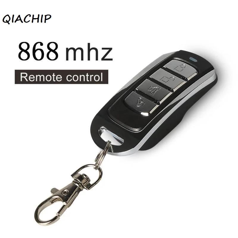 

QIACHIP 868 mhz 4 buttons RF Remote Control Switch Cloning Transmitter Duplicator Copy Code Car Garage Door Opener Keychain