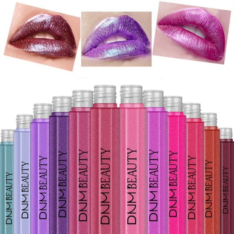 Liquid Lipstick Sexy Colors Metallic Matte Diamond Shimmer Lipstick