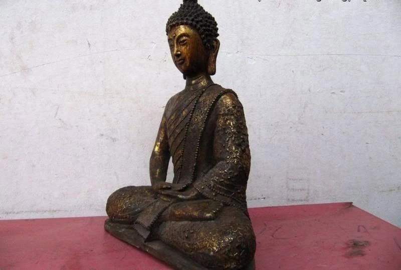 

Thailand Buddhism Temple Copper Bronze Thailand Sakyamuni Tathagat Buddha Statue