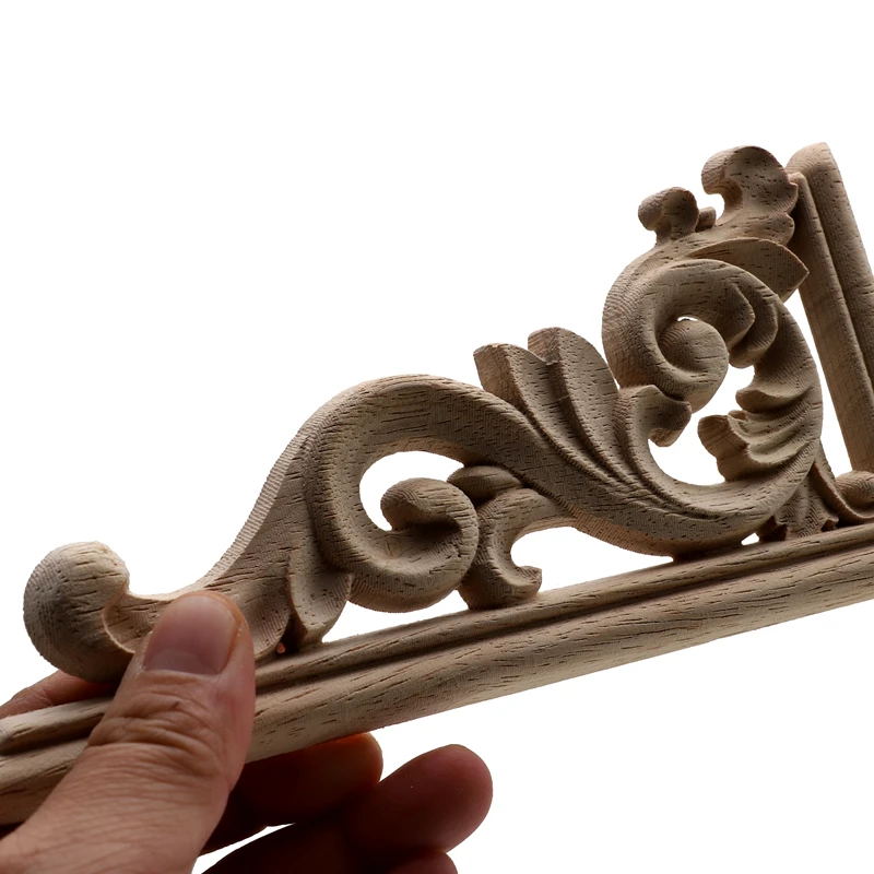 Floral Wood Carved Applique 3
