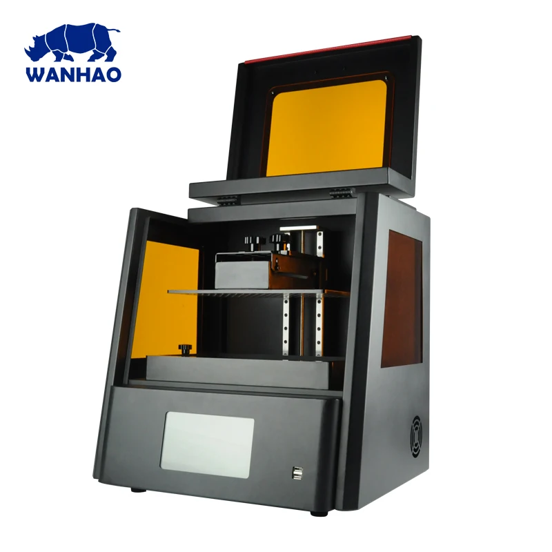 WANHAO D8 2019 Лидер продаж 405nm УФ DLP 3D принтер с большим сенсорным экраном для