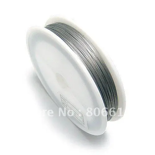 

0.45MM 80M/Pcs 5Pcs Nickel Color Steel Wires Beading Wire Jewelry Findings Copper Ropes/Cords