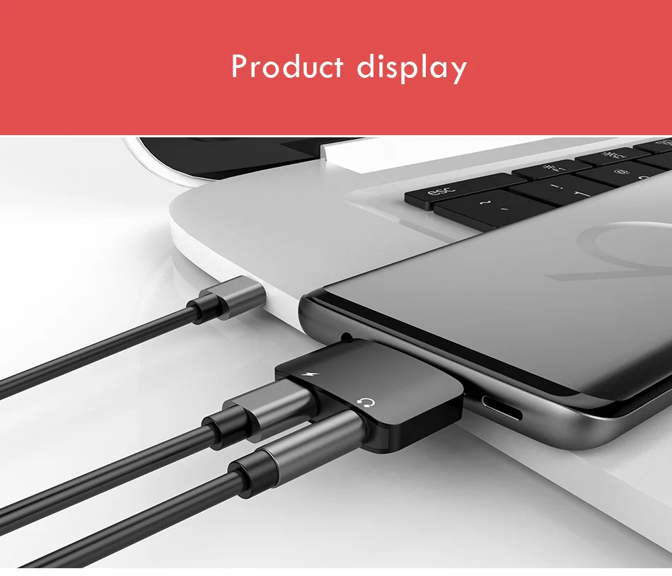 !ACCEZZ 2 in 1 Usb Type C to 3.5mm Aux Audio And Charger Adapter For Xiaomi 6 Nubian n17 Charge Headphone Jack Connect Splitter (8)