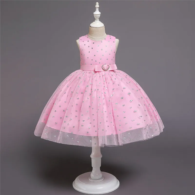 Детское белое платье вечерние платья для девочек от 1 до 6 лет Одежда для новорожденных китайское платье маленькое платье детское платье красная юбка-пачка - Цвет: pink