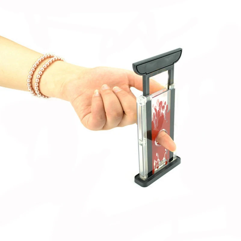 

New Magic Finger Chopper Guillotine Finger Hay Cutter Chopper Magician Tricks Prop Magic Supplies Toy easy to perform