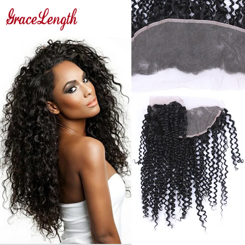 

Peruvian Virgin Kinky Curly Lace Frontal Closure,13X4 Kinky Curly Peruvian Swiss Lace Frontal Closure Top Quality Curly Closure