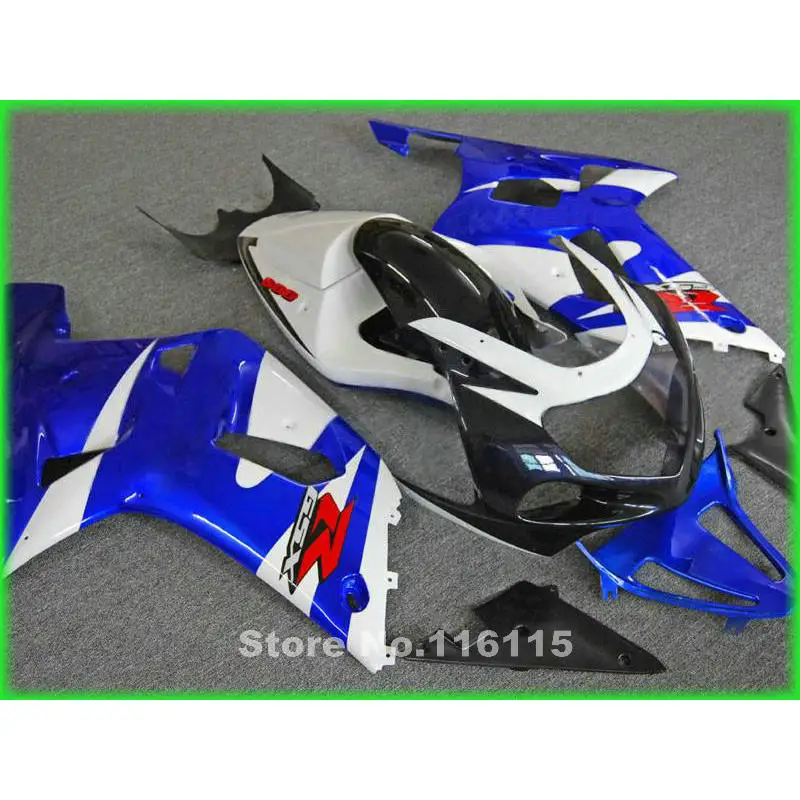 

Fairing kit fit for SUZUKI GSXR600 GSXR750 2001 2002 2003 blue white fairings GSXR 600 750 K1 01 02 03 FF41