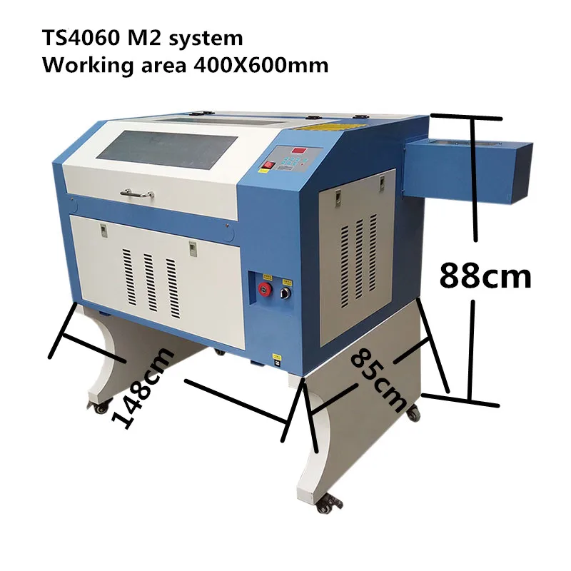 400*600 мм лазерный гравер машина Настольная мини машина 60 Вт M2 corellaser coreldraw Co2 резиновый штамп акриловая фанера