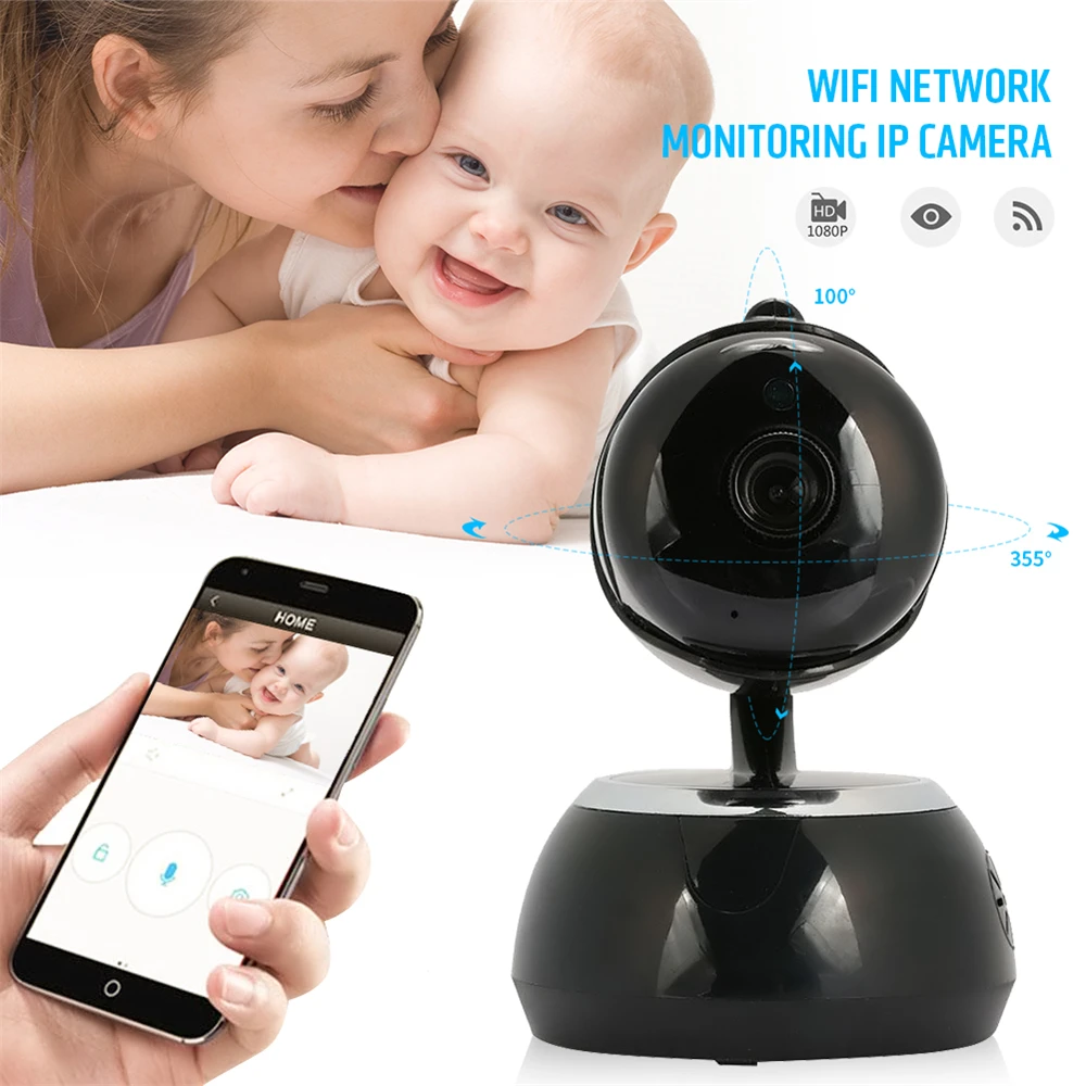 Giantree 1MP 1080P HD WIFI IP камера ночного видения CCTV поддержка 64 Гб TF Домашняя безопасность