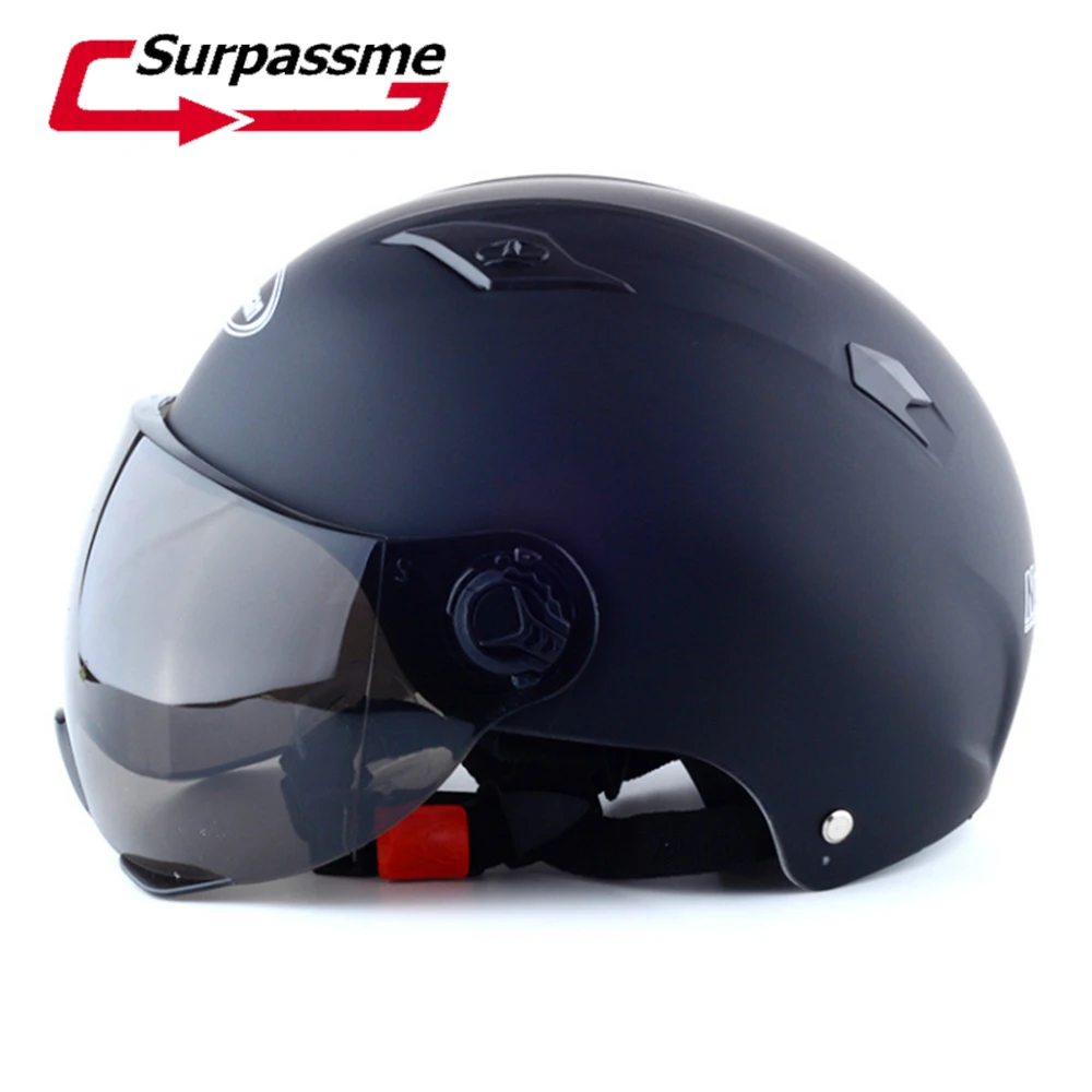 Vintage Motorcycle Motorbike Vespa Open Face Half Motor Scooter Helmets