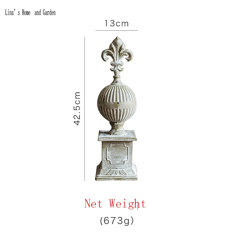 hand made metal iron vintage garden ornaments (3)