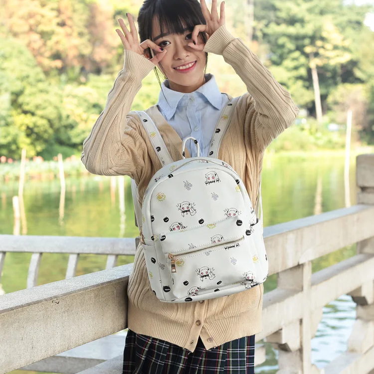 

Anime Collection Cosplay female Cute expression Mengmei bag animation around the backpack