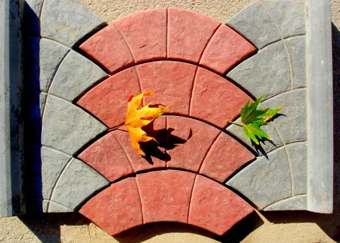 

New DIY Plastic molds for paving slabs concrete for paving Garden Path Concrete Border Plaster Stone Tiles Paving Slabs