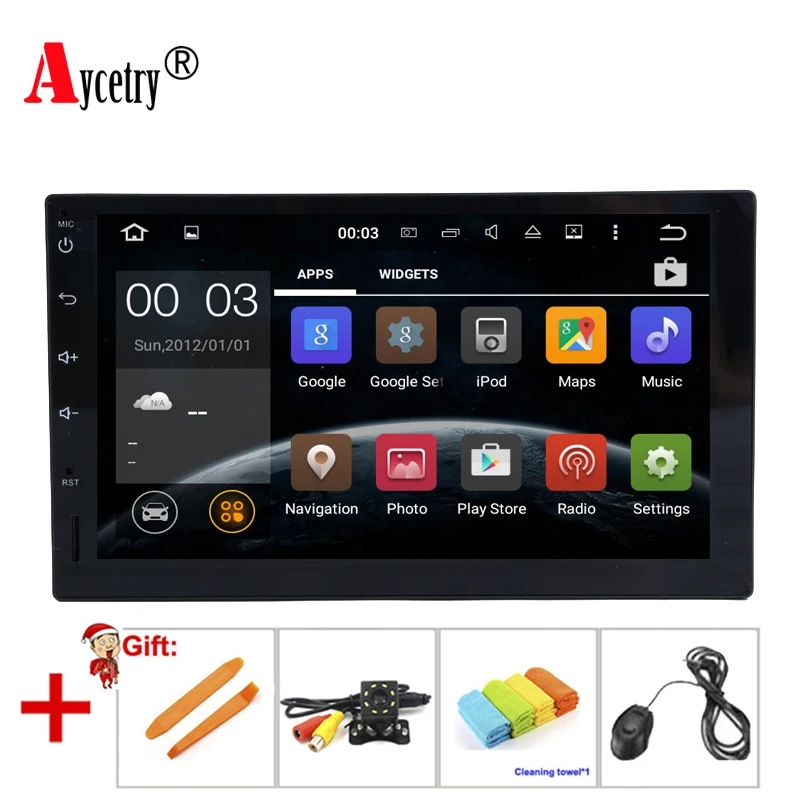 

2 din Android Car Multimedia player GPS+auto+Wifi+Bluetooth+stereo+Quad Core+Steering wheel+7 inch 1024*600 HD+car radio no dvd