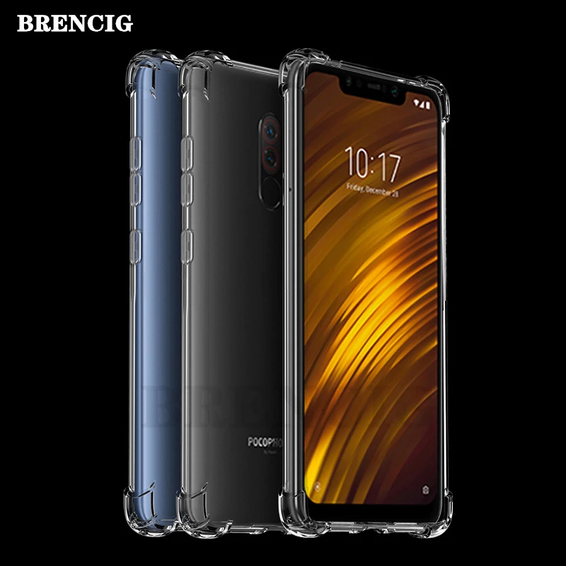

For Xiaomi mobile phone shell shockproof mobile phone protective cover TPU soft shell for millet F1 PocophoneF1 Mi8 Mi8SE Mi9