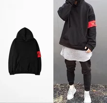 2017 winter streetwear hoodies männer hip hop sweatshirts 424 pullover männer übergroße sudaderas hombre kanye west clothing