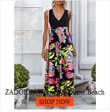 ZADORIN летнее кружевное платье из двух частей с вышивкой размера плюс, женское богемное пляжное Повседневное платье макси с цветочным рисунком, уличная одежда из сетки 5XL