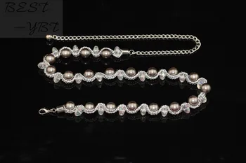 

Ms. Pearl belt fashion wild Ms. Crystal mosaic dress Waist Belt