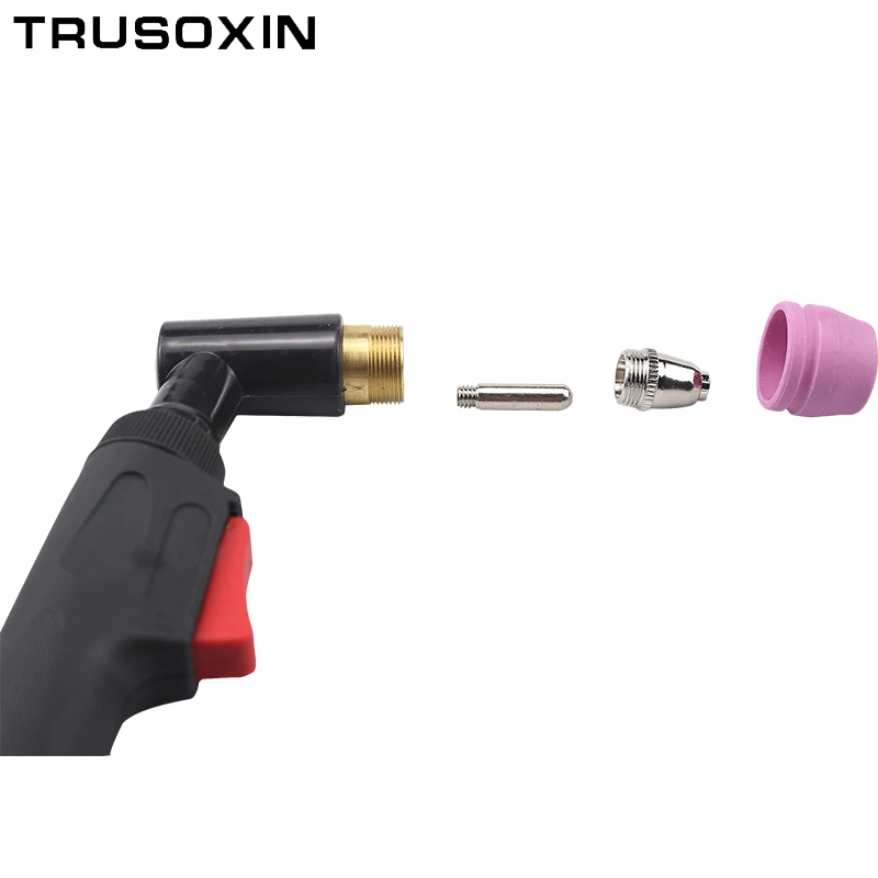 30PCS Air Plasma Cutter AG-60 Cutting torch/gun Head Consumable CUT40/50/60A tips Electrodes groove shiled cups