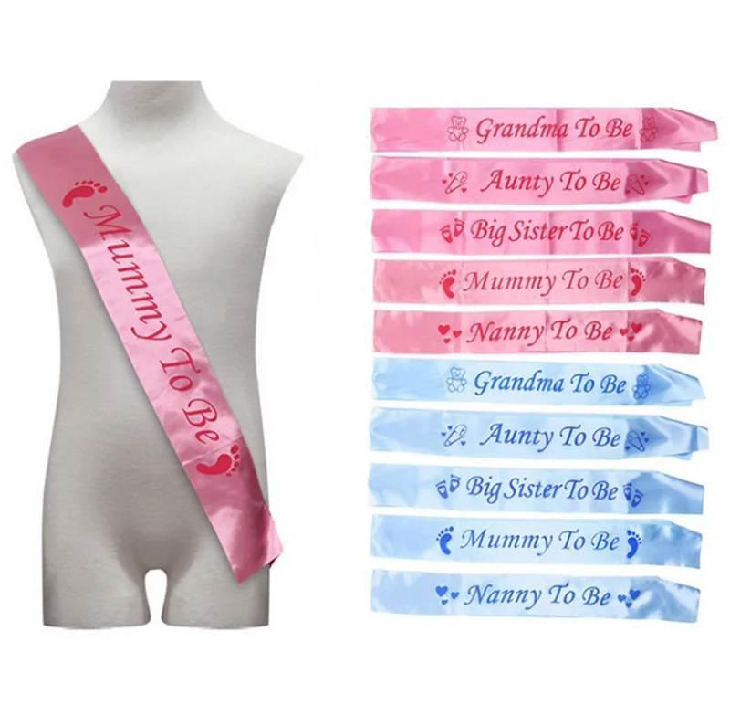 BABY SHOWER SASH MUMMY TO BE SASH MUM PARTY New Pink