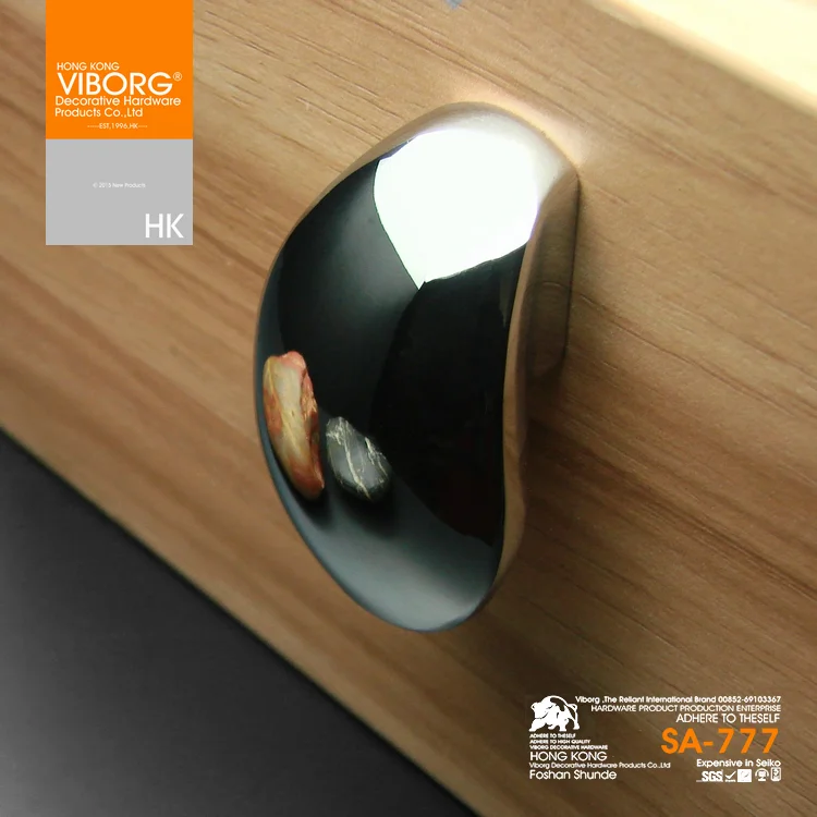 (4 шт.) Виборг высокое качество цинковый сплав современные ручки для дверей шкафа