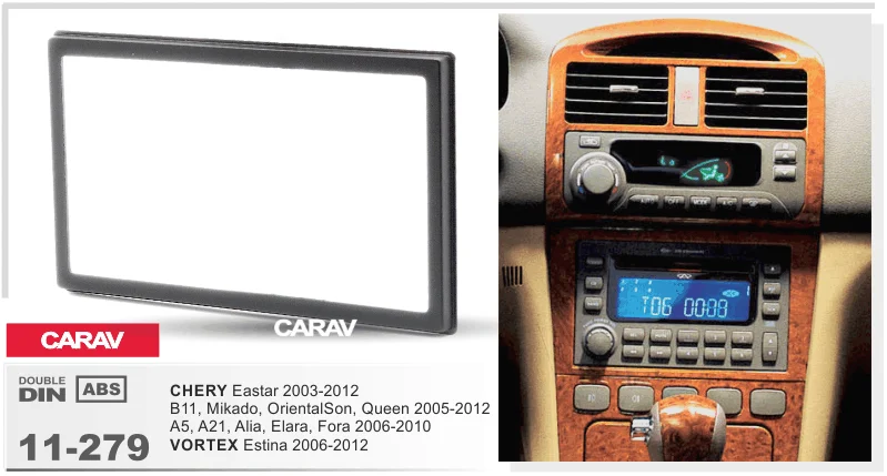 CARAV 11-780 Car Radio Installation Trim Fascia Panel