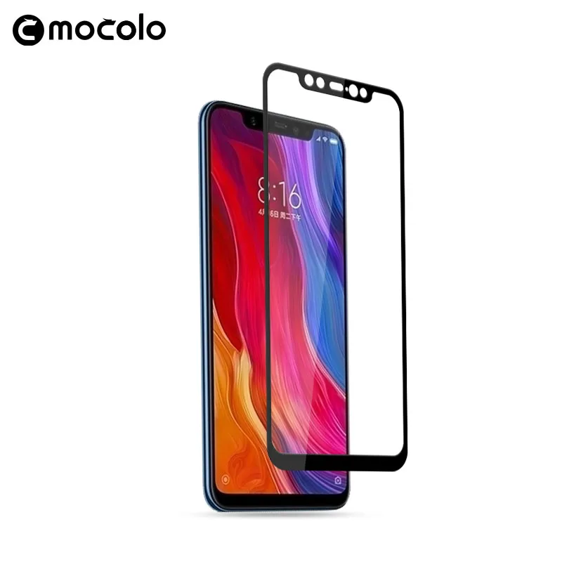 Защитное стекло Mocolo 9H для Xiaomi Mi8 SE закаленное с полным покрытием Mi 8 шелковое