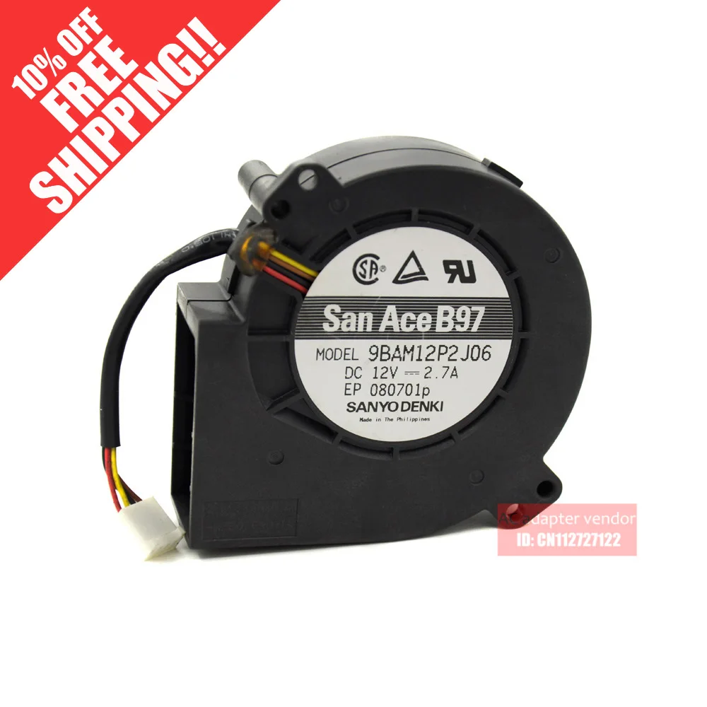 Japan 9733 12V 2.7A FOR HP servers large amount of wind turbine exhaust