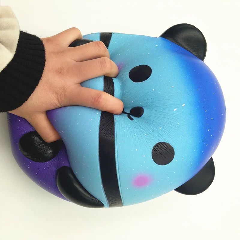 

kawaii squishy jumbo 25cm panda squeeze rare squishy slow rising pu toy gift 2pcs cheap wholesale FREE SHIPPING