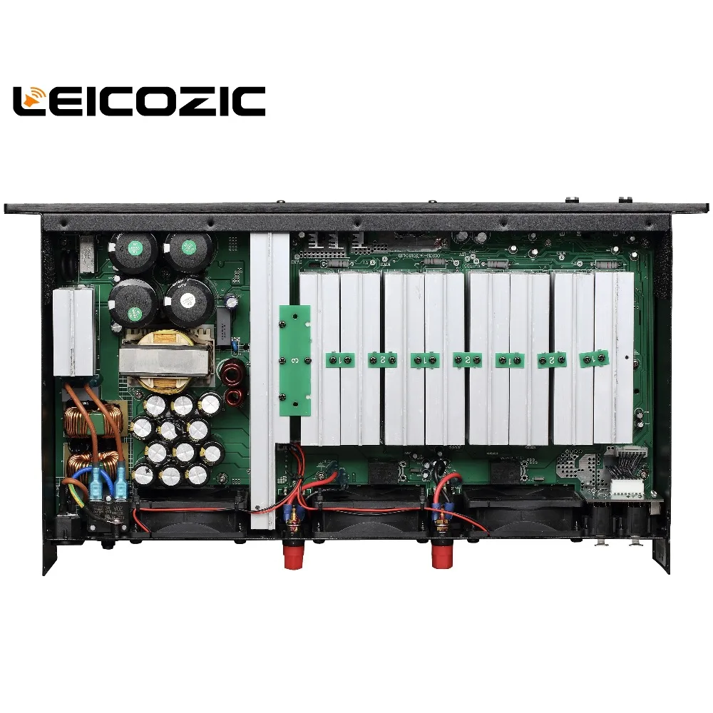 Leicozic DP1500 усилитель высокой мощности 1520 Вт+ 1520 Вт RMS 8 Ом профессиональный усилитель сабвуфера AMP стерео линейный массив усилителей