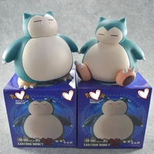 Snorlax модель куклы Копилка Kabigon Рисунок мультфильм Копилка детские игрушки подарок игрушки для детей 16 см