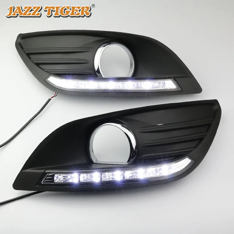 Джаз Тигр автозатемнение Функция Водонепроницаемый 12V авто светодиодный DRL лампа