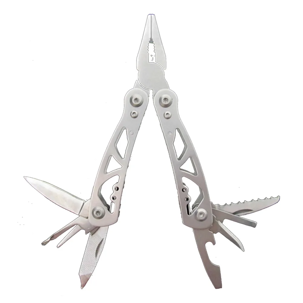 

Multi Pocket Mini Folding Plier Portable Outdoor Hand Tools Wire Cutter Screwdriver Knife Saw Survival Multifunction