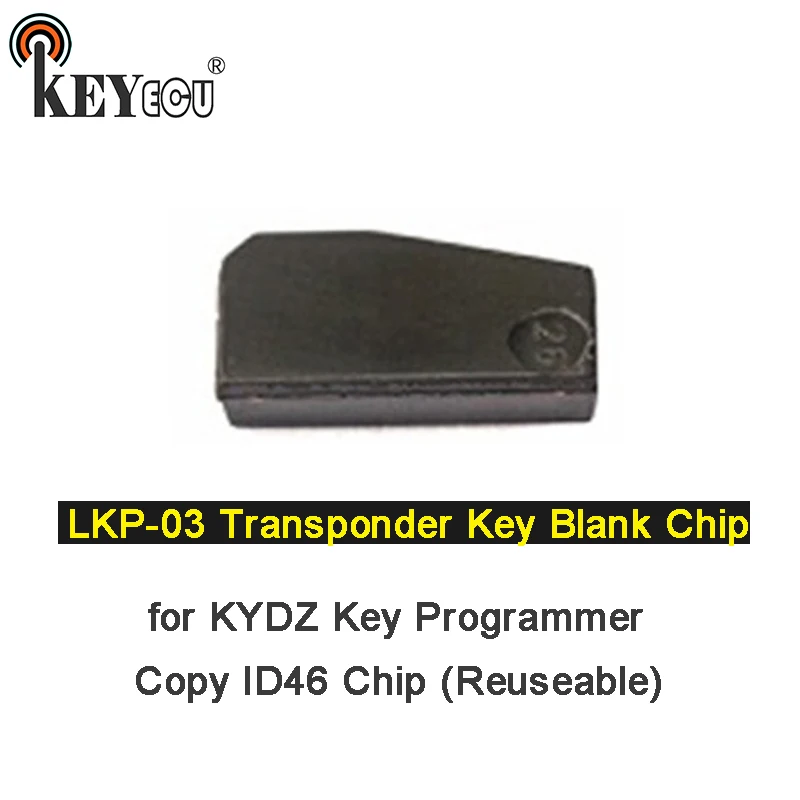 KEYECU 1x/ 2x Новый LKP-03 транспондер пустой чип ключа использовать для KYDZ ключевой