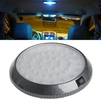 

HNGCHOIGE Car Vehicle 12V 46-LED Interior Indoor Roof Ceiling Dome Light White Lamp Auto Reading Lights Dome Lights