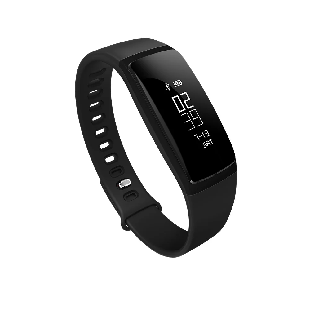 Smartch V07 Bluetooth Smart Bracelet Blood Pressure Heart Rate Monitor Wristband Sport Pedometer Sleep Fitness Tacker
