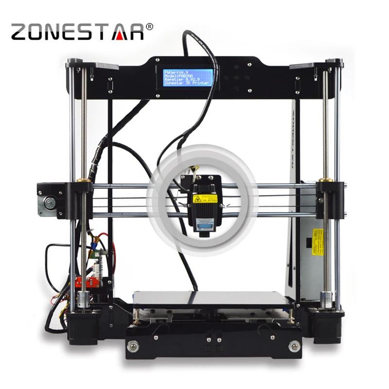 ZONESTA Новое поступление лазерный гравер резка маркировка обновление DIY комплект для zonestar P802 D805 D806 Z5 Z8 3D принтер