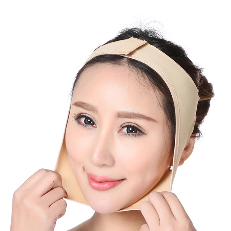 V Shaper Breathable Facial Slimming Bandage Relaxation Lift Up Belt Shape Lift Reduce Double Chin Face Thining Band Massage