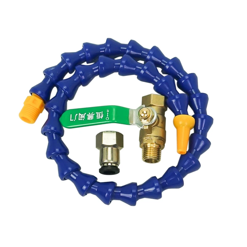 cnc milling machine Flexible Oil Coolant Pipe Hose Blue Orange 500mm drilling kits