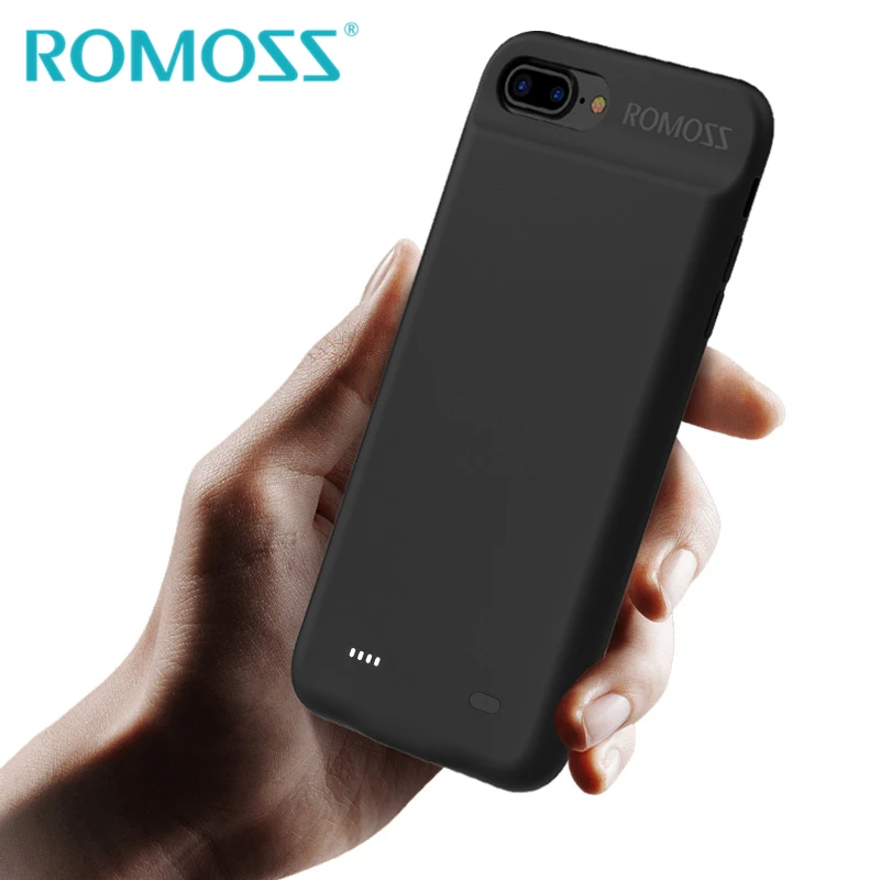 

ROMOSS Battery Charger Case For iPhone 7 7Plus 8 8Plus Power Bank Case Cover